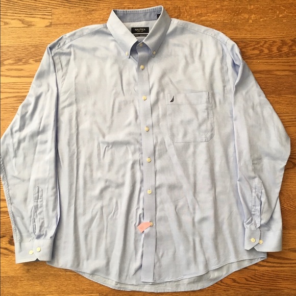 Nautica Classic Fit Ocean Washed Oxford - Picture 2 of 2